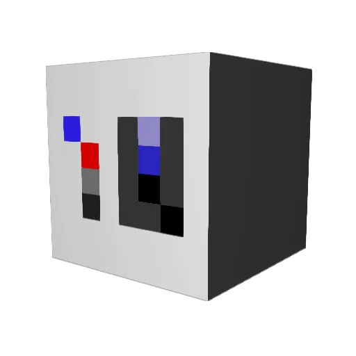 araakoo Minecraft avatar head, 3D render