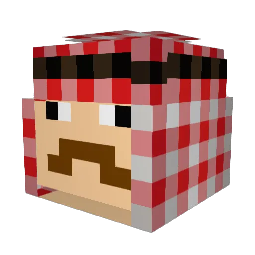 arab_kid9 Minecraft avatar head, 3D render