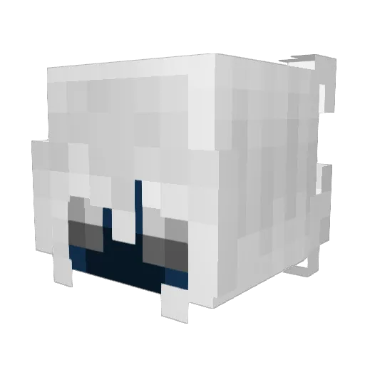 arabs Minecraft avatar head, 3D render