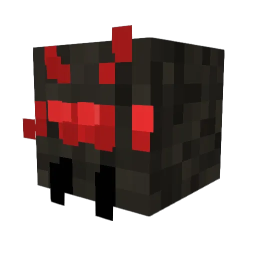 arachnidman Minecraft avatar head, 3D render