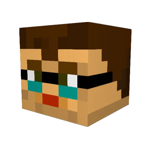 arachno88 Minecraft avatar head, 3D render
