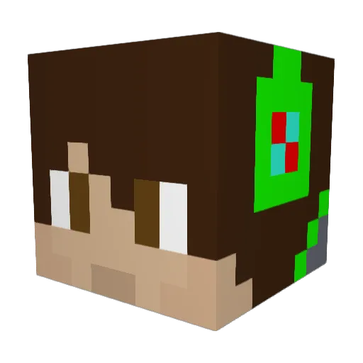 aracnid5 Minecraft avatar head, 3D render