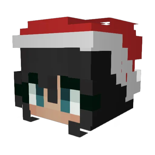 arah23 Minecraft avatar head, 3D render