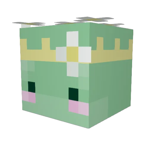 araiporro Minecraft avatar head, 3D render