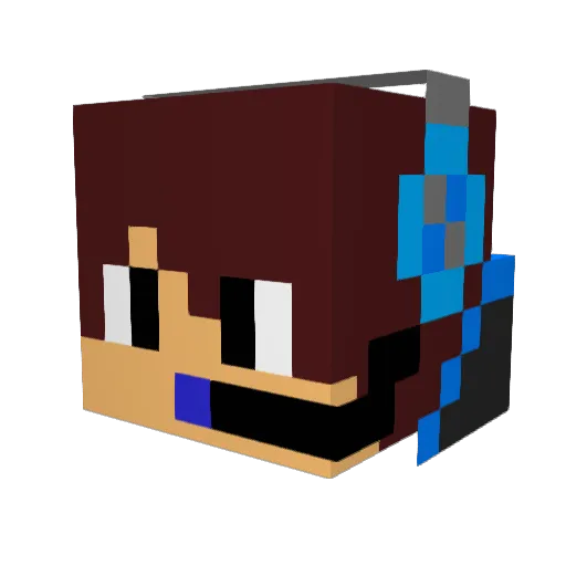 araken0323 Minecraft avatar head, 3D render