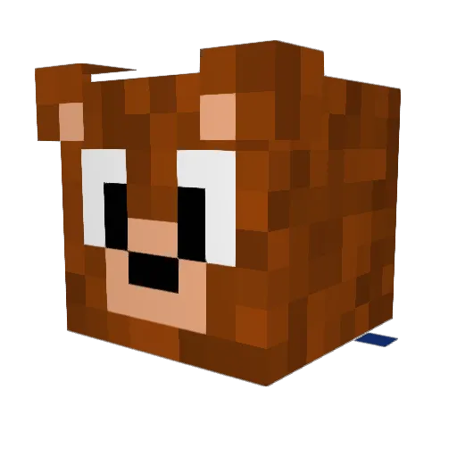araltz Minecraft avatar head, 3D render
