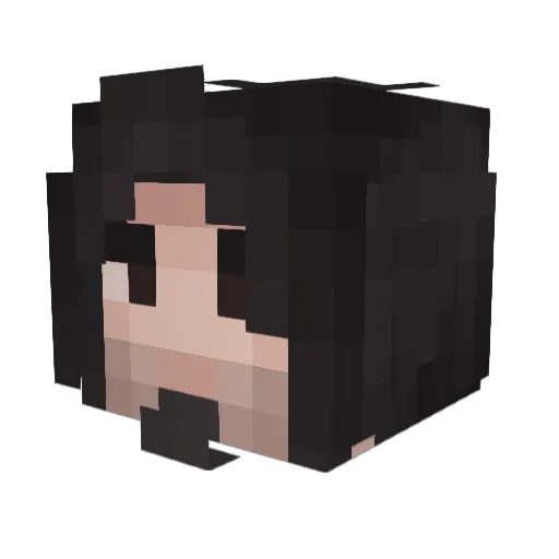 aram76 Minecraft avatar head, 3D render