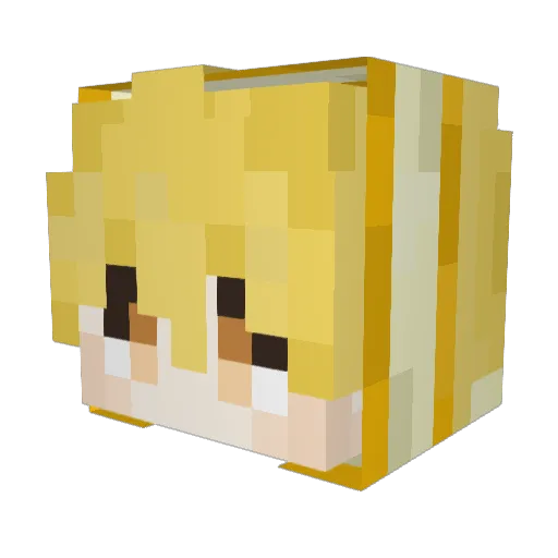 aramtree Minecraft avatar head, 3D render