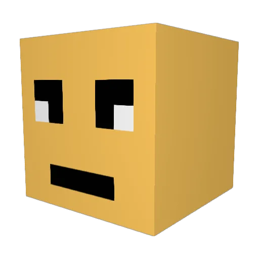 arandomguyyyyyy Minecraft avatar head, 3D render