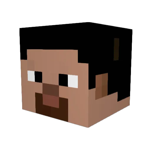 arandomperson129 Minecraft avatar head, 3D render