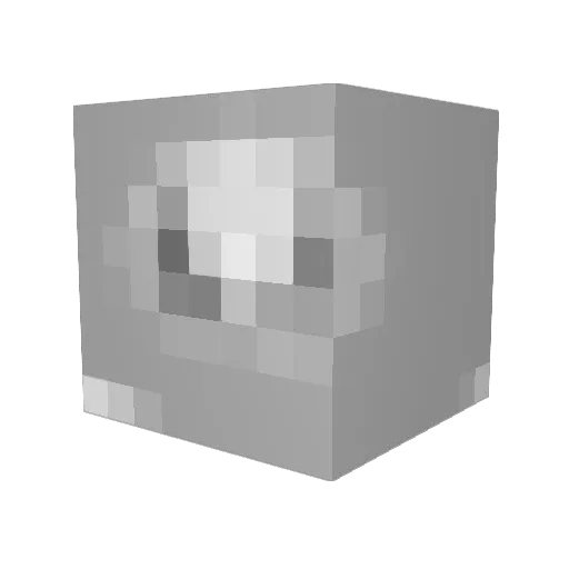 aranhadaestat Minecraft avatar head, 3D render