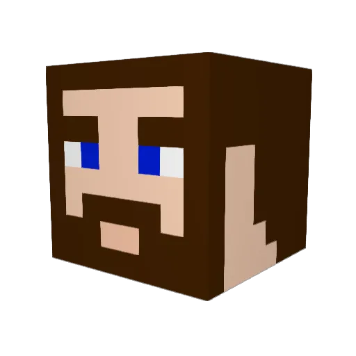 arantaylor Minecraft avatar head, 3D render