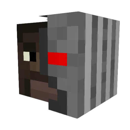 arasdestructores Minecraft avatar head, 3D render