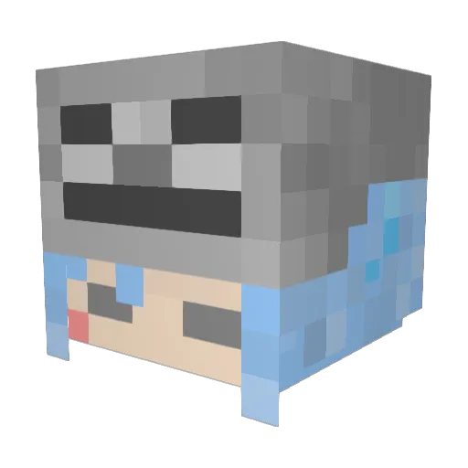 arata0513 Minecraft avatar head, 3D render