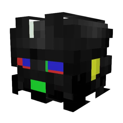 aratanmen Minecraft avatar head, 3D render