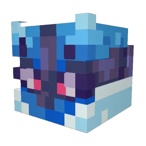 aratariolu Minecraft avatar head, 3D render