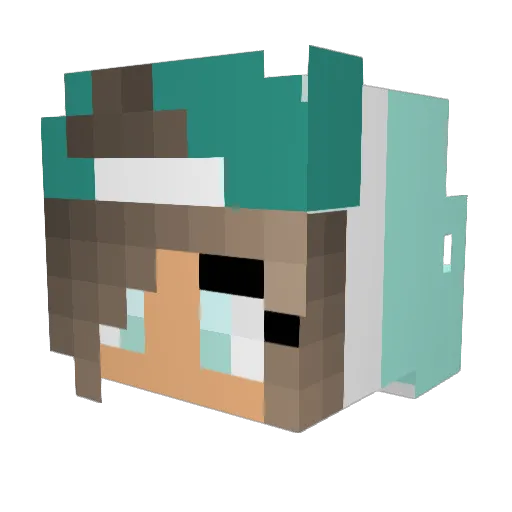 aray31 Minecraft avatar head, 3D render