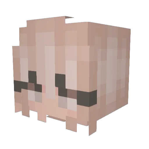 araya_sunshine Minecraft avatar head, 3D render
