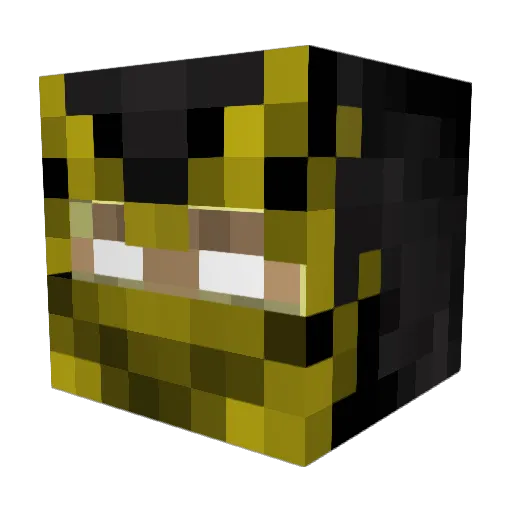 arbader24 Minecraft avatar head, 3D render