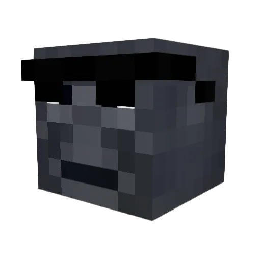 arbiger Minecraft avatar head, 3D render