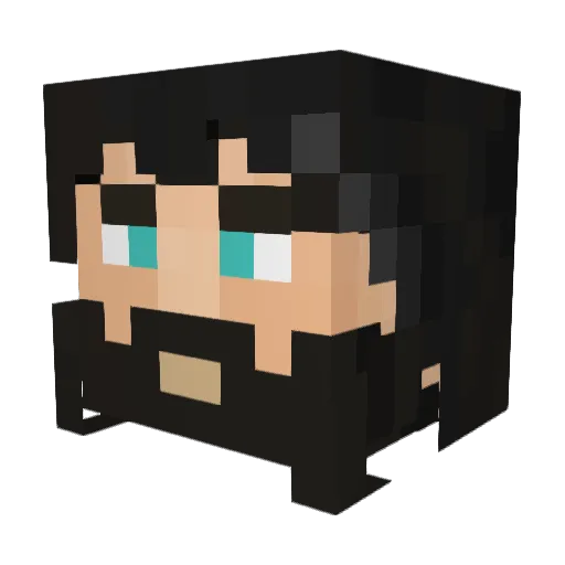 arbiter70 Minecraft avatar head, 3D render