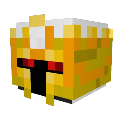 arbiter_steven Minecraft avatar head, 3D render