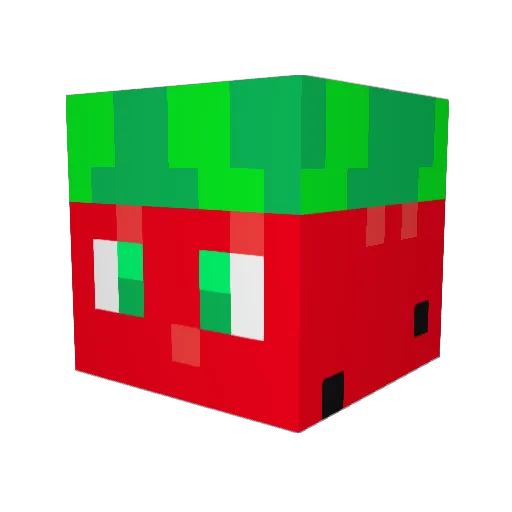 arbuzik__ Minecraft avatar head, 3D render