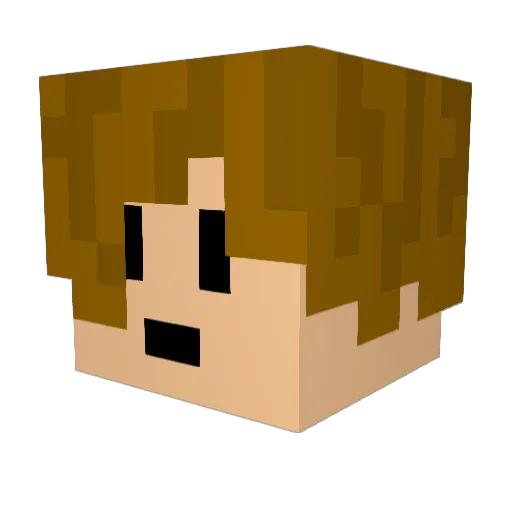 arbyk7 Minecraft avatar head, 3D render