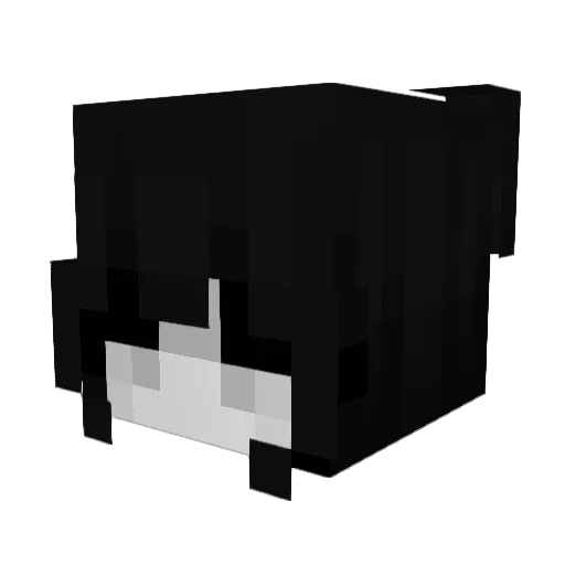 arca1de Minecraft avatar head, 3D render