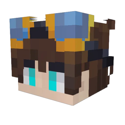 arca271 Minecraft avatar head, 3D render