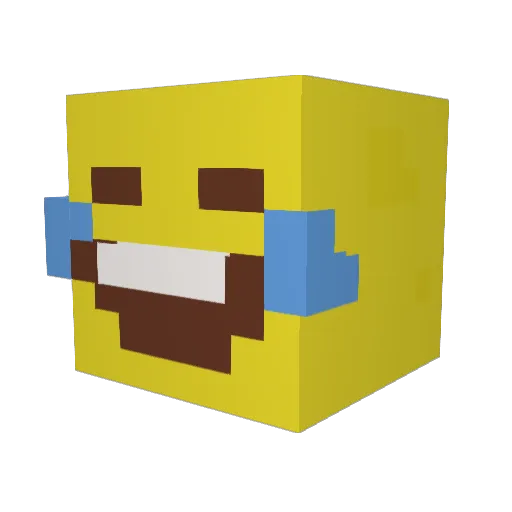 arcaderabb1t Minecraft avatar head, 3D render