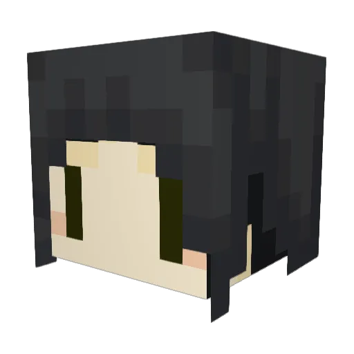 arcaile Minecraft avatar head, 3D render