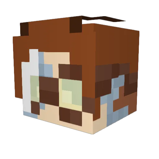 arcane15 Minecraft avatar head, 3D render