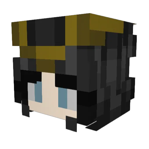 arcanemischief Minecraft avatar head, 3D render