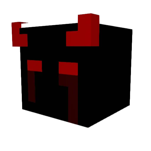 arcanjoxz Minecraft avatar head, 3D render