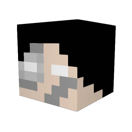 arce_silverio Minecraft avatar head, 3D render