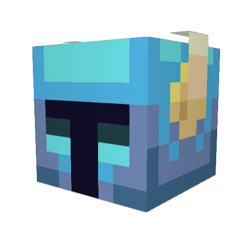 arceusrealm Minecraft avatar head, 3D render