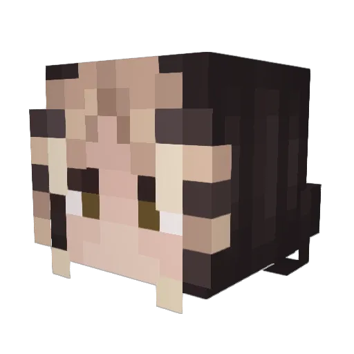 archangelmartyr Minecraft avatar head, 3D render
