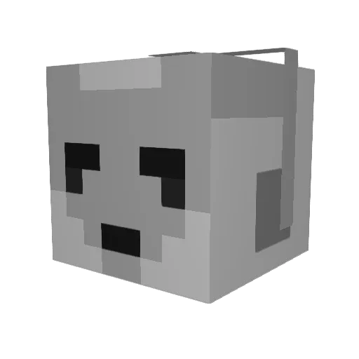 archer12300 Minecraft avatar head, 3D render