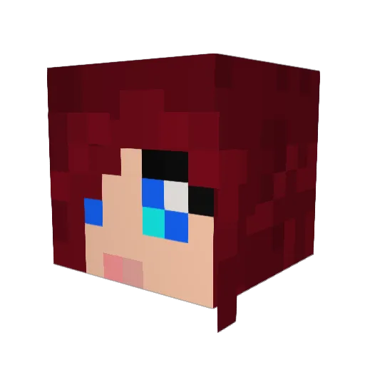 archer3313 Minecraft avatar head, 3D render