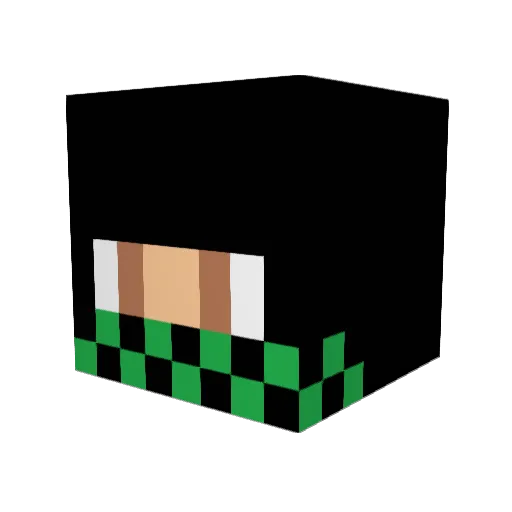 archerdos Minecraft avatar head, 3D render