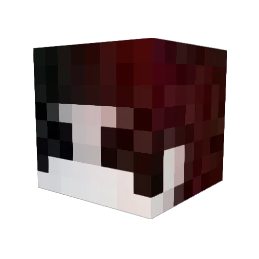 archestov Minecraft avatar head, 3D render
