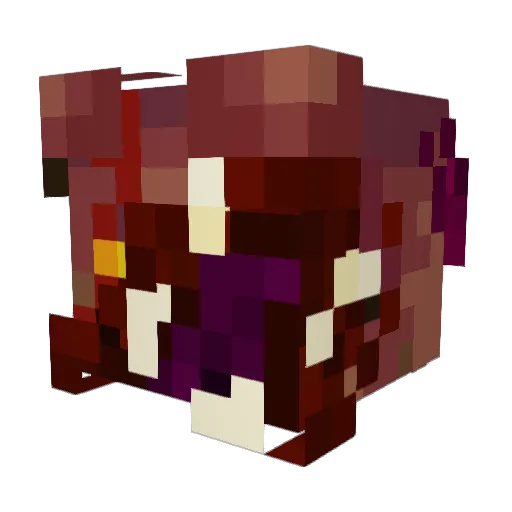 archfiend__ Minecraft avatar head, 3D render