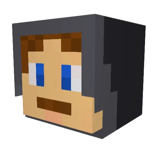 archi_conner Minecraft avatar head, 3D render