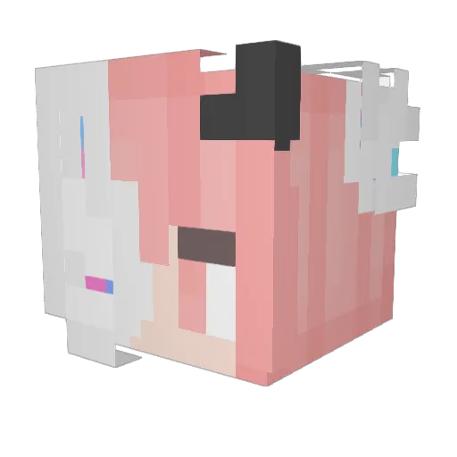 archibaidy2 Minecraft avatar head, 3D render