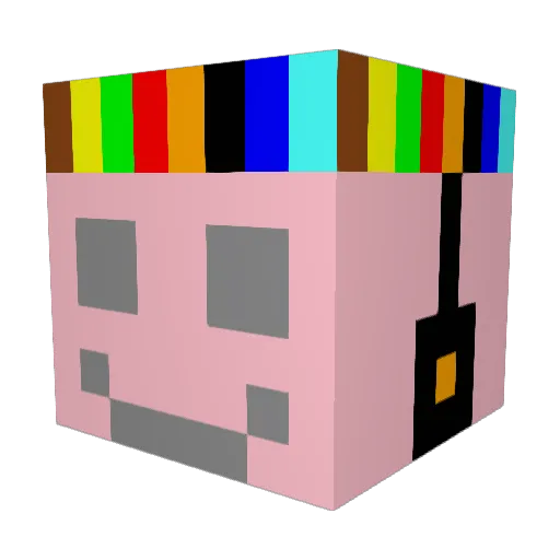archie_john Minecraft avatar head, 3D render