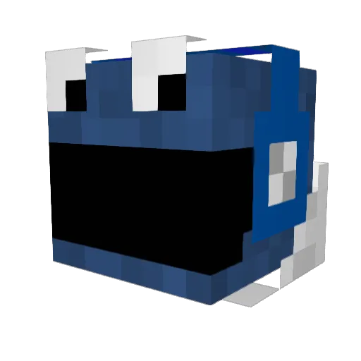 archiebox1 Minecraft avatar head, 3D render