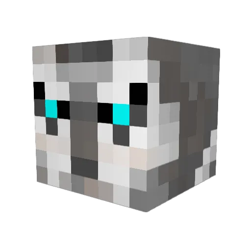 archietate12 Minecraft avatar head, 3D render