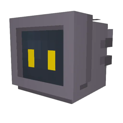 archiiv Minecraft avatar head, 3D render