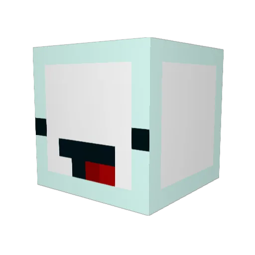 architectodoom Minecraft avatar head, 3D render